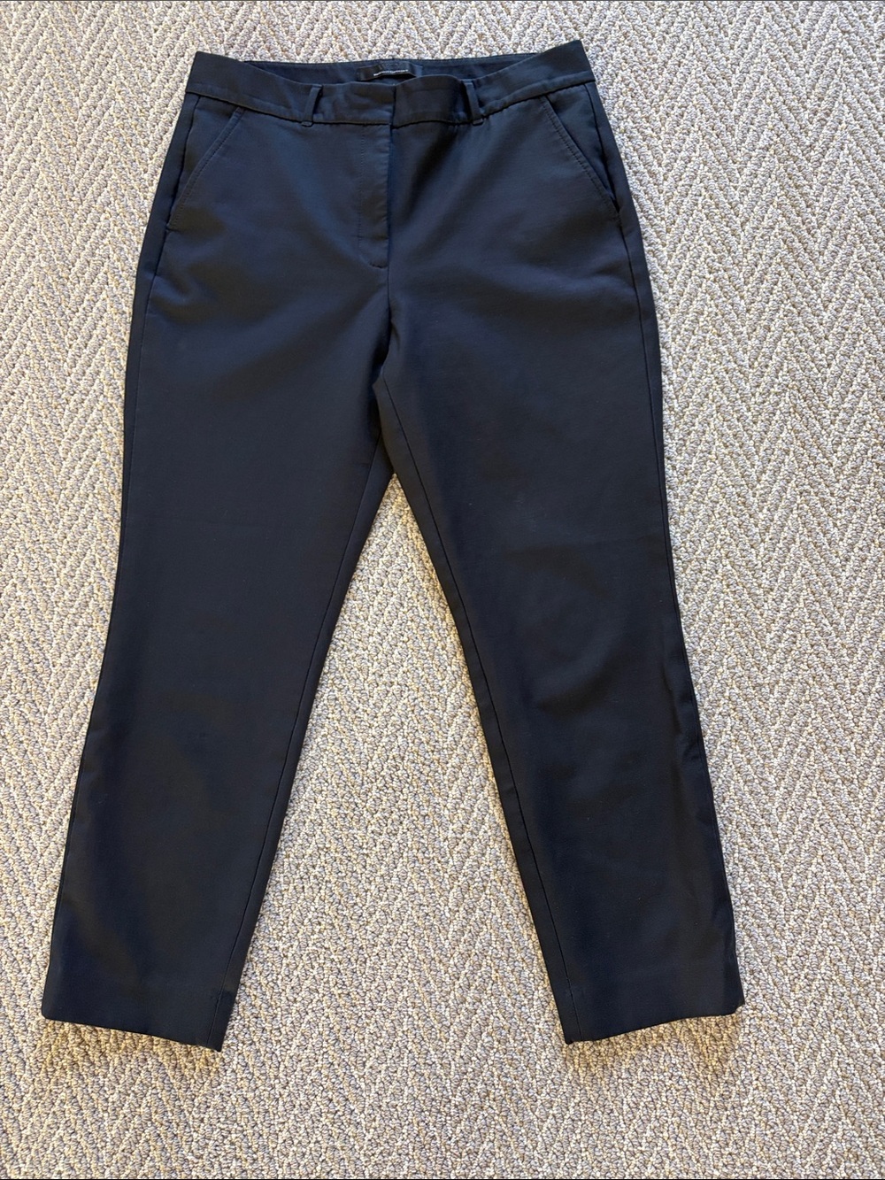 White House Black Market Black Tapered Trousers